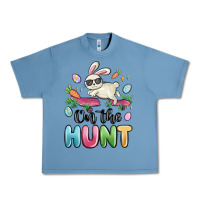 Pebble Blue on the hunt easter Urban Heavy Tee - MaliasSmallBusiness
