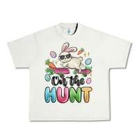Pistachio on the hunt easter Urban Heavy Tee - MaliasSmallBusiness