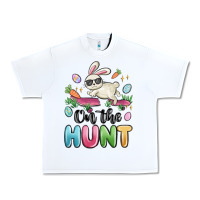 White on the hunt easter Urban Heavy Tee - MaliasSmallBusiness
