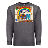 Charcoal Heather pride mom Premium Sweatshirt - TumblerDesignByShophia