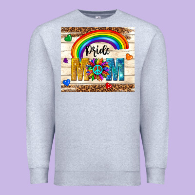 Pride Mom Premium Sweatshirt Designed By Tumblerdesignbyshophia