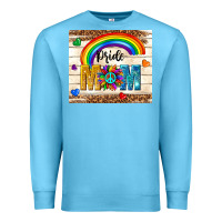 Ocean Blue pride mom Premium Sweatshirt - TumblerDesignByShophia