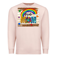 Pale Pink pride mom Premium Sweatshirt - TumblerDesignByShophia