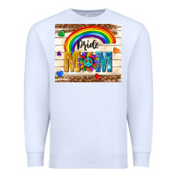 White pride mom Premium Sweatshirt - TumblerDesignByShophia