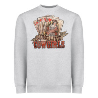 Heather Grey long live cowgirls cards Heavyweight Sweatshirt - NancyCooperArtShop