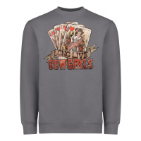 Storm long live cowgirls cards Heavyweight Sweatshirt - NancyCooperArtShop