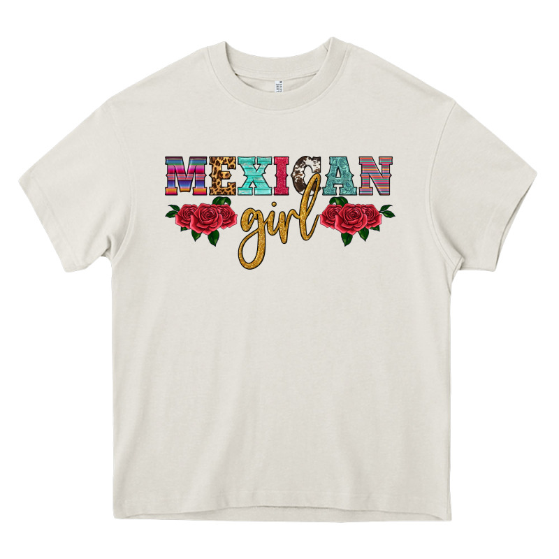 Mexican Girl Heavy Core Tee by HRA Design Shop | Teevron