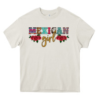 Cream mexican girl Heavy Core Tee - HRA Design Shop