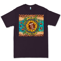 Plum football leopard turquoise sunflower Premium Tee - JahusDesignShop