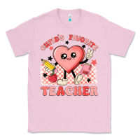 Bubblegum Pink cupid's favorite teacher Classic Tee - MaliasSmallBusiness