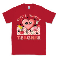 Red cupid's favorite teacher Classic Tee - MaliasSmallBusiness