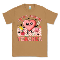 Toasted Coconut cupid's favorite teacher Classic Tee - MaliasSmallBusiness