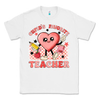 White cupid's favorite teacher Classic Tee - MaliasSmallBusiness