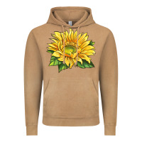 Vintage Camel starburst greenburst sunflower Vintage Hoodie - LillyAllenDesigns