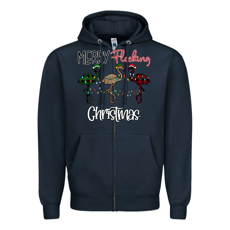 Merry Flocking Christmas Zipper Hoodie by Bettercallsaul | Teevron