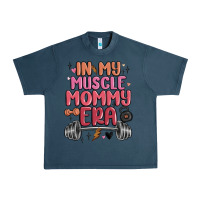 Midnight Navy in my muscle mommy era Urban Heavy Tee - MaliasSmallBusiness