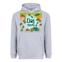 Heather Grey dog mom Heavyweight Hoodie - TumblerDesignByShophia
