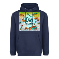 Navy dog mom Heavyweight Hoodie - TumblerDesignByShophia