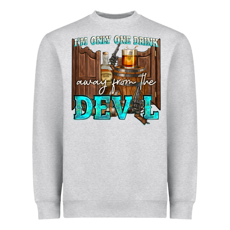 Im Only One Drink Heavyweight Sweatshirt by NancyCooperArtShop | Teevron