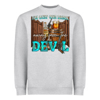 Heather Grey im only one drink Heavyweight Sweatshirt - NancyCooperArtShop