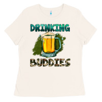 Bone drinking buddies with beer Ladies Tee - HRA Design Shop