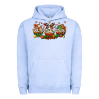 Pigment Grape Ice christmas cupcake with gingerbreads bbs Urban Hoodie - BundleAndBundleShop
