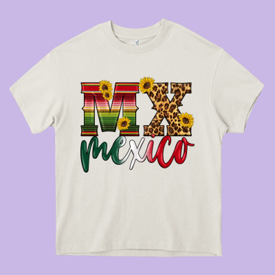 Mexico Heavy Core Tee Designed By Hra Design Shop