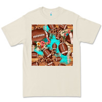 Bone football leopard cowhide seamless pattern Premium Tee - JahusDesignShop