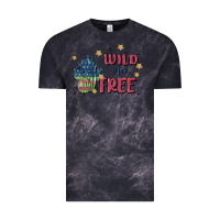 Cloud Black wild and free Vintage Tee - MaliasSmallBusiness
