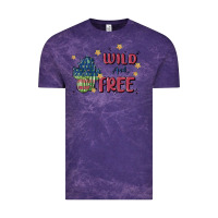 Cloud Purple wild and free Vintage Tee - MaliasSmallBusiness
