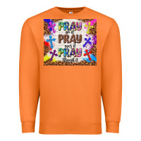 Carrot pray on it pray over it pray through it Premium Sweatshirt - TumblerDesignByShophia