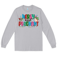 Moon Dust merry and pregnant Long Sleeve Tee - MaliasSmallBusiness