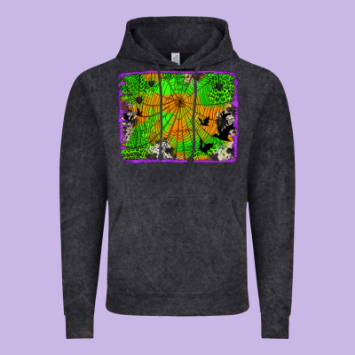 Leopard Cowhide Halloween Background Vintage Hoodie Designed By Jasminsmagicworld