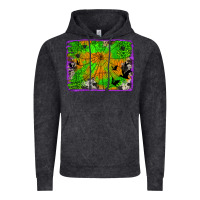 Vintage Black leopard cowhide halloween background Vintage Hoodie - Jasminsmagicworld