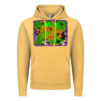 Vintage Mustard leopard cowhide halloween background Vintage Hoodie - Jasminsmagicworld