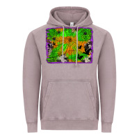 Vintage Zinc leopard cowhide halloween background Vintage Hoodie - Jasminsmagicworld