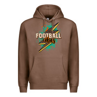 Chestnut Football Vibes Premium Hoodie - HowdyJamesFarm