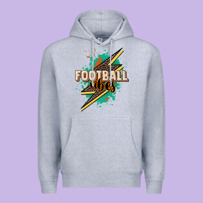 Football Vibes Premium Hoodie Designed By Howdyjamesfarm