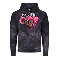 Cloud Black valentines day western hearts and sunflower Vintage Hoodie - Jasminsmagicworld