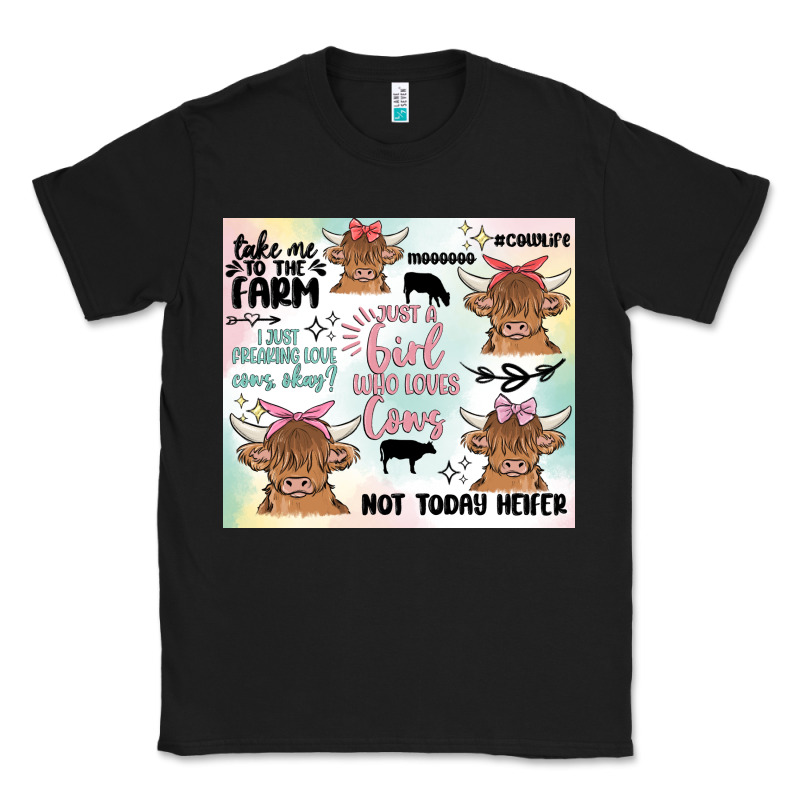 Cow Farm Life Classic Tee by MaliasSmallBusiness | Teevron