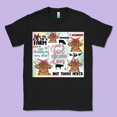 Cow Farm Life Classic Tee Designed By Maliassmallbusiness