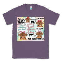 Lavender cow farm life Classic Tee - MaliasSmallBusiness