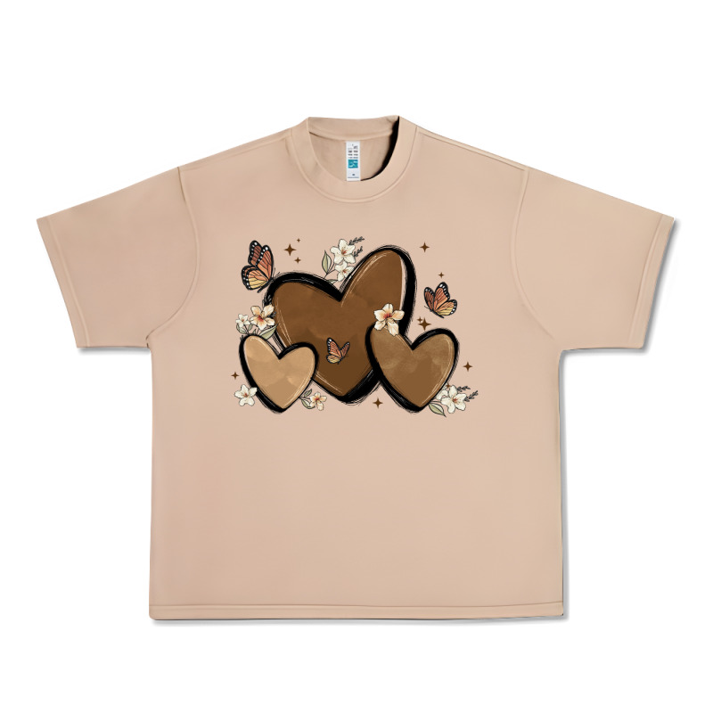 Melanin Hearts Urban Heavy Tee by MaliasSmallBusiness | Teevron