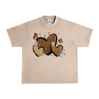 French Oak melanin hearts Urban Heavy Tee - MaliasSmallBusiness
