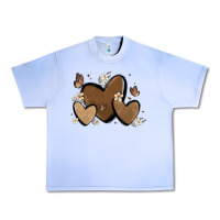 Grape Ice melanin hearts Urban Heavy Tee - MaliasSmallBusiness