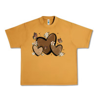 Peanut Butter melanin hearts Urban Heavy Tee - MaliasSmallBusiness