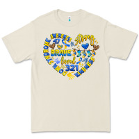 Bone down syndrome awareness heart Premium Tee - Artiststas