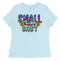 Baby Blue small business baby Ladies Tee - CowhideDigitalArt