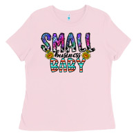 Bubblegum Pink small business baby Ladies Tee - CowhideDigitalArt