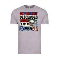 Vintage Zinc we are not descended from a fearful me Vintage Tee - MaliasSmallBusiness